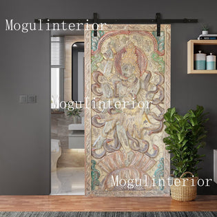  Decorate Your Yoga Studio with Antique Indian Carved Doors