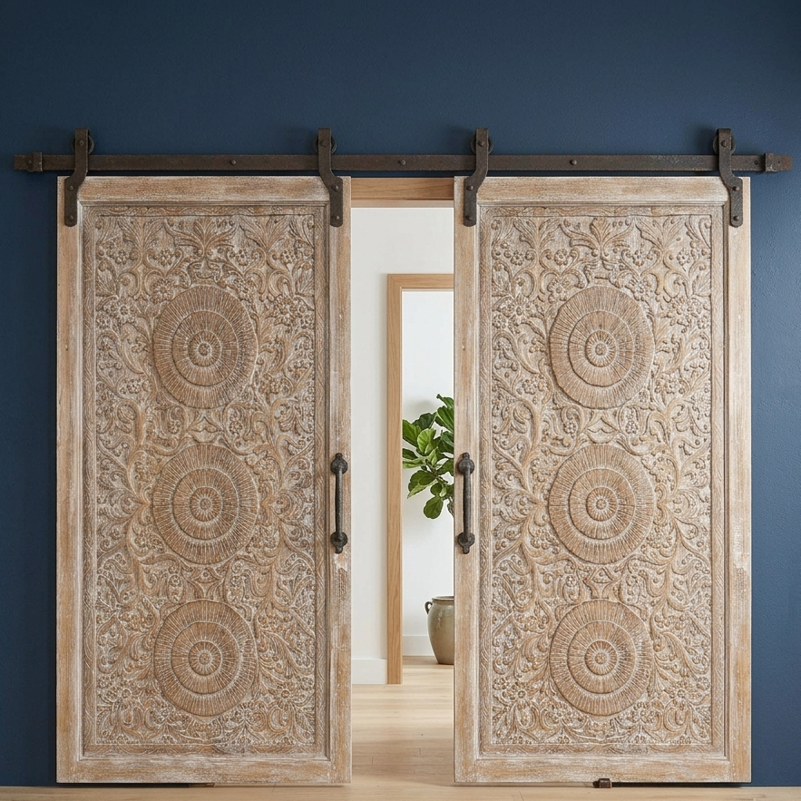  Carved Doors as Statement Art