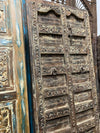 Antique Carved Barn Door Rustic Farmhouse Teak Front Door 84x41