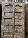Antique Carved Barn Door Rustic Farmhouse Teak Front Door 84x41