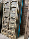 Antique Carved Barn Door Rustic Farmhouse Teak Front Door 84x41