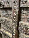 Antique Carved Barn Door Rustic Farmhouse Teak Front Door 84x41