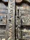 Antique Carved Barn Door Rustic Farmhouse Teak Front Door 84x41
