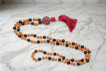 Sacred Rudraksha Japa Mala Beads | Vedic Astrology & Earthing Meditation