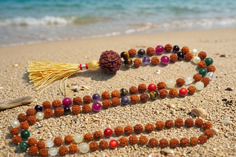 Chakra Mala Meditation Yoga Energy Beads Root Chakra Balance Japa Mala