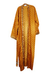 Lightweight kimono robe, women holiday Orange Gown, Duster, Beach Wear, Nightwear L-2X