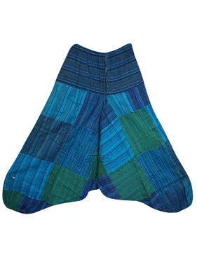 Blue Vintage Hues Loose Cotton Pant