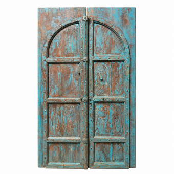 Antique Arched Double Door