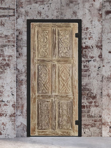  Natures Harmony Doors, Barn Door, Whitewash, Interior Door 80