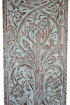 Tree of Life, Carved Art, Sliding Barn Door, Kalpavriksha Nature Wall Art 83X36