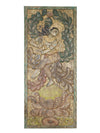 Dancing Krishna Indian Carved Door, Wall Art, Sliding Barn Door,83