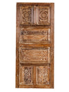 Mahal Carved Doors, Sliding Barn Door, Vintage Wood Barndoor, 80