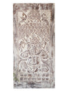 Blissful Ganesha Barn Door, Sliding Carved Door 84x41