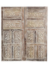 Kavi Carved Barn Door, Interior Door, Closet Door, 80