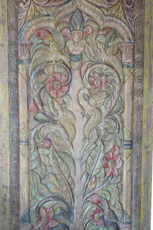 Decorative Sliding Barn Door, Tree of Life, Artistic Barndoors 84x41