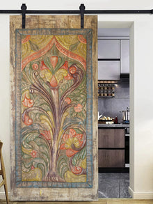  Tree of Life, Custom Sliding Barn Door, India Artistic Door, 84x42