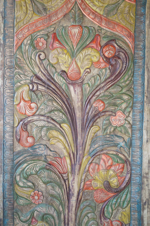 Tree of Life, Custom Sliding Barn Door, India Artistic Door, 84x41