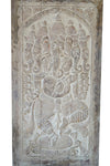 Vintage Door, Panchmukhi Ganesha Wall Sculpture, Barn door 84x41