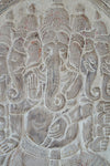 Vintage Door, Panchmukhi Ganesha Wall Sculpture, Barn door 84x41