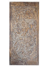 Krishna Wall Art Sculpture, Govardhana Krishna, Vintage Door 84x41