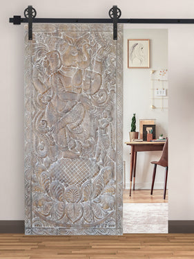 Vintage Woods Dancing Ganesha Art, Indian Wall Sculpture 72