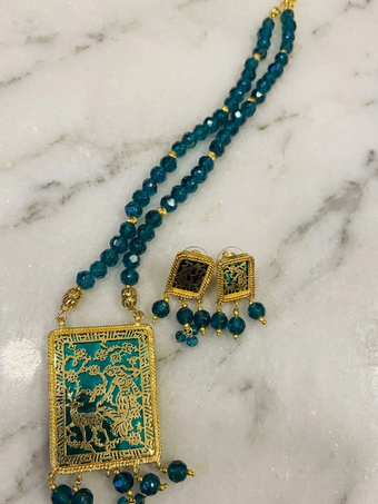 Holistic Jewellery Intricate Pendant Handmade Indian Style Necklace