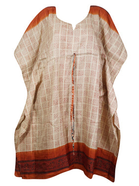 Women's Midi Caftan Orange