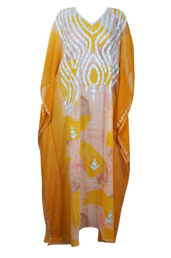 Womens Travel Kaftan Maxi Dress