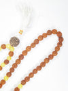 Zen Romance Yoga Mala Beads Yellow Citrine Rudraksha SOLAR