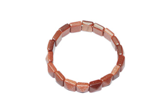 Healing Chakra Sun Stone Wrist Mala Handmade Pyramid shaped