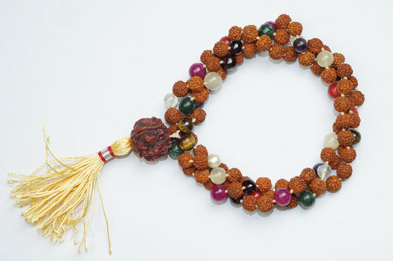 VEDAMALAS Chakra yOGA eNERGY bEADS Mala Beads Balance Root