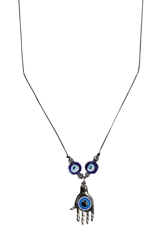 Hamsa Evil Eye Pendant Necklace - Evil Eye Jewelry