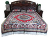 Boho Indi Bedcover Cotton Bedspread Blanket Throw with Pillows