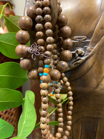 Bodhi Seed Mala Buddhist Wrap Around Bracelet Sacred Geometry Mala