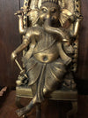 Vintage Ganesha Seated on Chair, Tribal Bastar Ganesh