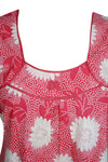 Boho Maxi Kaftan Dresses, Muumuu, Housedress, Pink Summer Nightgown Lounger L