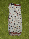 Womens Beach Long Wrap Skirt White Red  Skirts One Size