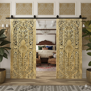  How to Use Carved Doors as Art Panels or Room Dividers