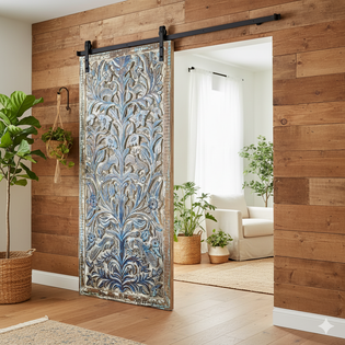  The Artistry in Antique Indian Carved Doors | Mogulinterior
