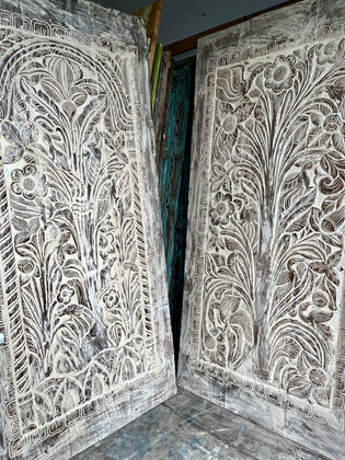  Luxury Farmhouse Carved Barn Doors | Mogul Interior
