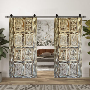  Discover the Art of Custom Wood Doors and Rustic Wall Decor with Mogul Interior