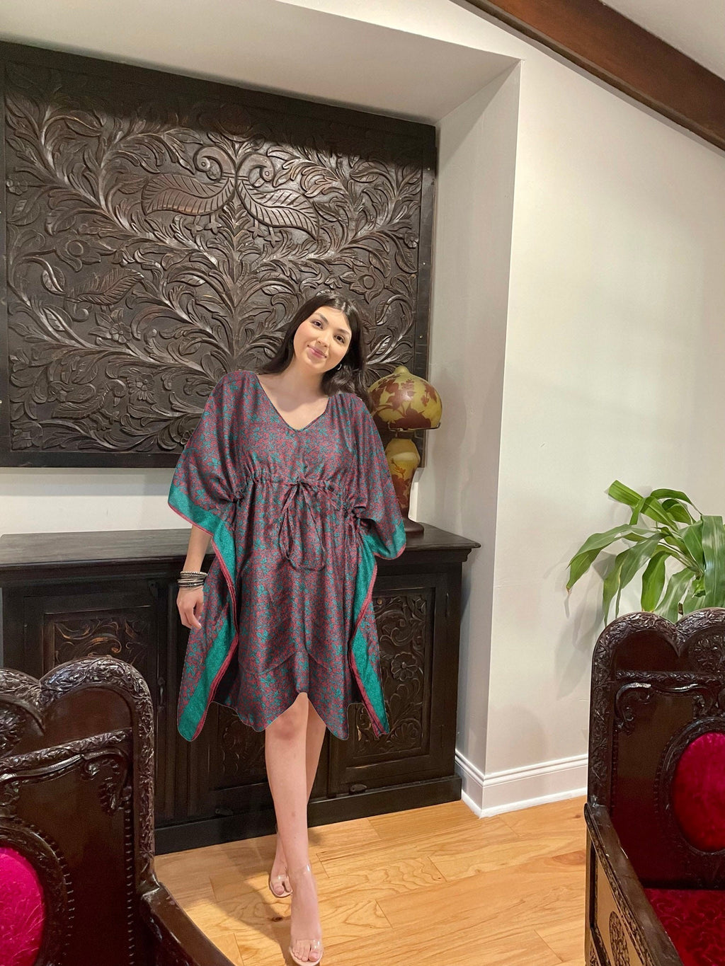 casual plus size dresses Plus Size Casual Maxi Dress Square Neck-Black, 5XL