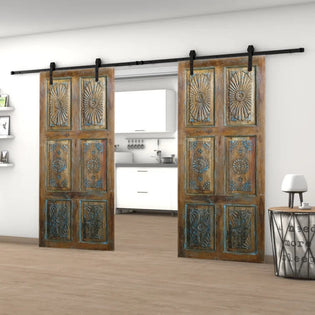  The Fusion of Traditional Indian Artistry and Modern Barn Doors