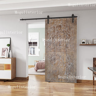  Harmony & Elegance: The Artistry of Carved Barn Doors | Mogulinterior