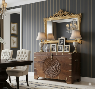  Revelations of Harmony: Antique Furniture & Vintage Sideboards | Mogul Interior