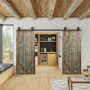  Rustic Farmhouse Sliding Barn Doors | Mogulinterior
