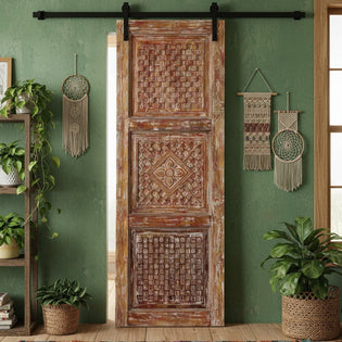  Where Wood Whispers and Metal Grounds: The Holistic Power of Carved Doors