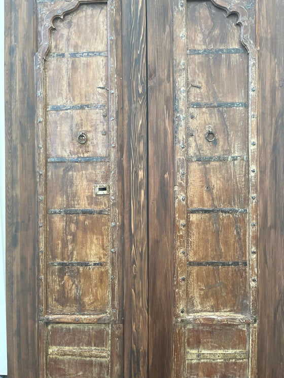 Huge Antique Double Doors Rustic Farmhouse Entry Barn Doors 96x60