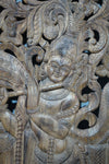 Wood Krishna Wall Panel Barn Door