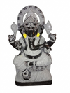 PRE ORDER Handcarved Black Granite Statue Natural Stone Ganesh Idol for Garden